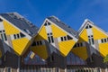 Yellow cubic houses - Rotterdam Netherlands Royalty Free Stock Photo