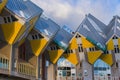 Yellow cubic houses - Rotterdam Netherlands Royalty Free Stock Photo