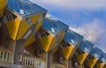 Yellow cubic houses - Rotterdam Netherlands Royalty Free Stock Photo