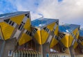 Yellow cubic houses - Rotterdam Netherlands Royalty Free Stock Photo