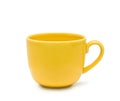 The yellow cup Royalty Free Stock Photo