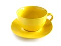 Yellow cup Royalty Free Stock Photo