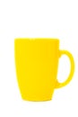 Yellow cup Royalty Free Stock Photo