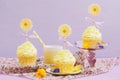 Yellow cupcakes