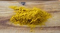 Yellow curry powder background Royalty Free Stock Photo