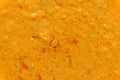 Yellow curry sauce texture background 2