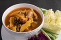 Yellow Curry with Snakehead Fish, Thai food Royalty Free Stock Photo