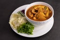 Yellow Curry with Snakehead Fish, Thai food Royalty Free Stock Photo