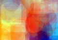 colorful yellow, orange and blue abstract background image Royalty Free Stock Photo