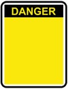 Yellow Danger Sign