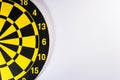 Yellow dart board Royalty Free Stock Photo