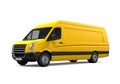 Yellow Delivery Van