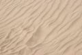 Yellow desert sand dunes texture natural background.abstact sand wave pattern Royalty Free Stock Photo