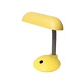 Yellow desk lamp isolated