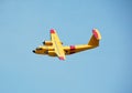 Yellow DHC-5 turboprop Royalty Free Stock Photo
