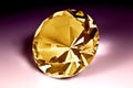 Yellow diamond close-up