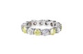 Yellow Diamond Wedding Band Ring