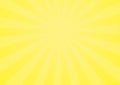 Yellow different shade lines representing depth of space