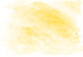 Yellow shapeless watercolor stain - modern art background for we