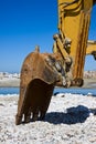 Yellow diggers Royalty Free Stock Photo