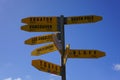 Cape Reinga direction sign