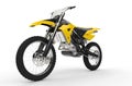 Yellow Dirt Bike Royalty Free Stock Photo