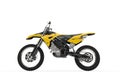 Yellow Dirt Bike - Side View