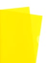Yellow document folders Royalty Free Stock Photo
