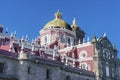 Yellow Dome Facade Puebla Cathedral Mexico Royalty Free Stock Photo