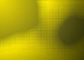 Yellow dot halftone green gradient background Royalty Free Stock Photo