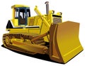 Yellow Dozer Royalty Free Stock Photo