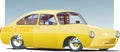 Yellow Drag Car