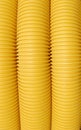 Yellow Drainage Piping Royalty Free Stock Photo