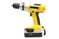 Yellow drill Royalty Free Stock Photo