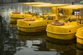 Yellow duck boat Royalty Free Stock Photo