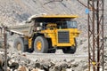 Yellow dump truck Royalty Free Stock Photo