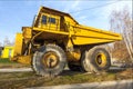 Yellow dumper truck 03