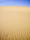 Yellow Dunes on blue sky