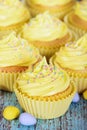 Yellow Easter Cupcakes