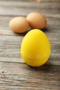 Yellow egg timer Royalty Free Stock Photo