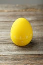 Yellow egg timer Royalty Free Stock Photo