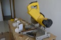 Yellow Electric Angular Circular Saw