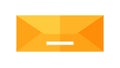 Yellow Envelope with Line Icon Ã¢â¬\' Special Mail Vector Design, vector design Generative AI Royalty Free Stock Photo