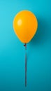 Yellow Euphoria: A Minimalist Balloon
