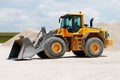 Yellow Excavator Royalty Free Stock Photo