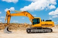 Yellow Excavator Royalty Free Stock Photo