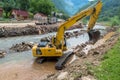 Yellow Excavator