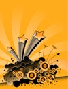 Yellow Explosion Background Royalty Free Stock Photo