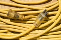 Yellow extension cord.