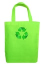 Yellow Fabric eco recycle bag